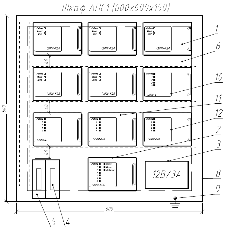 Опс чертеже. ШПС-12 чертеж. ШПС схема. Шкаф пожарной сигнализации bolid ШПС. Схема расположение оборудования АПС.